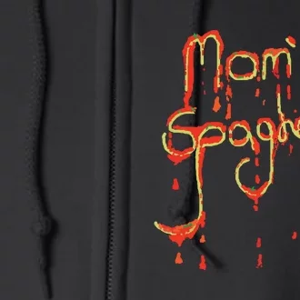 Moms Spaghetti Music Full Zip Hoodie