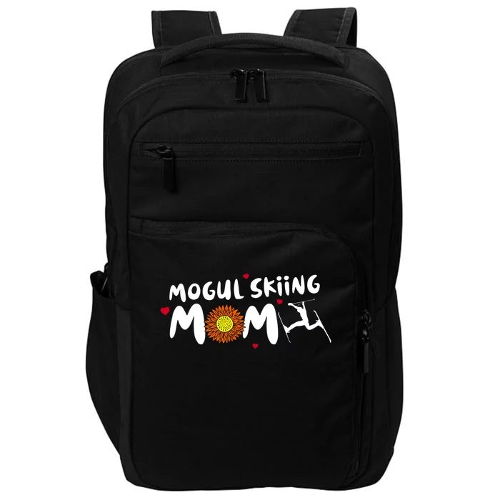 Mogul Skiing Mom Cute Mogul Skiing Gift Impact Tech Backpack