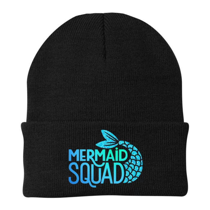 Mermaid Squad Knit Cap Winter Beanie