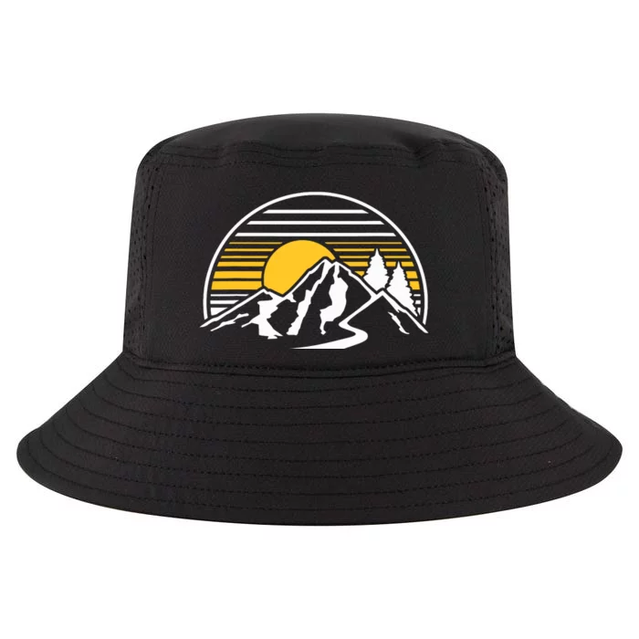 Mountains Sun Cool Comfort Performance Bucket Hat