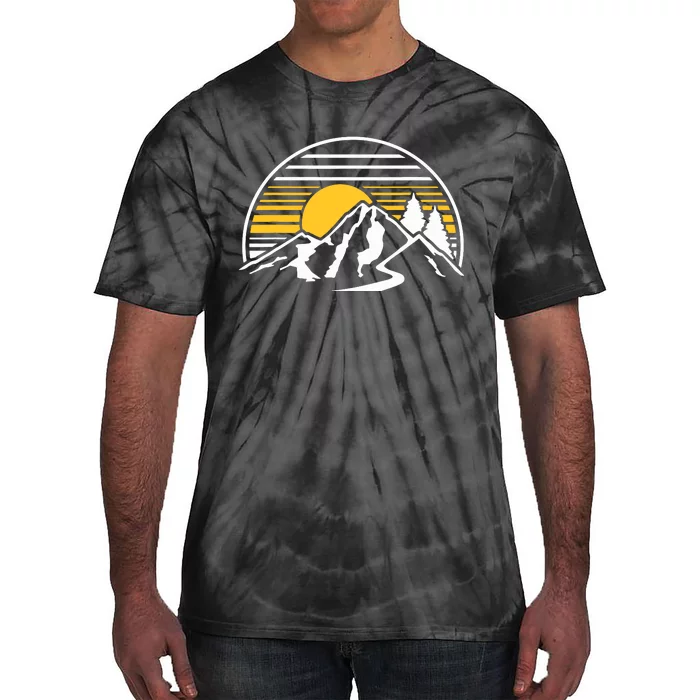 Mountains Sun Tie-Dye T-Shirt