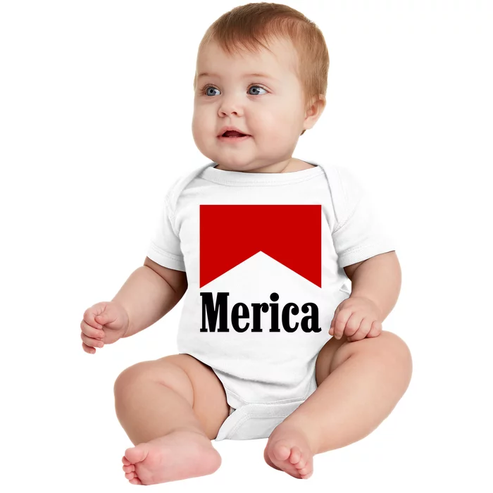 Merica Smokes Baby Bodysuit