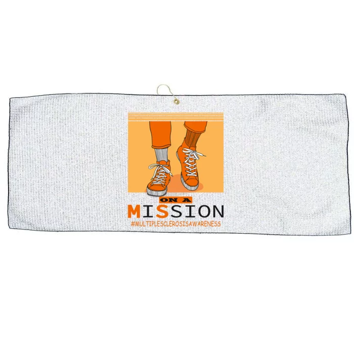 Multiple Sclerosis Ms Awareness Walk On Mission Large Microfiber Waffle Golf Towel