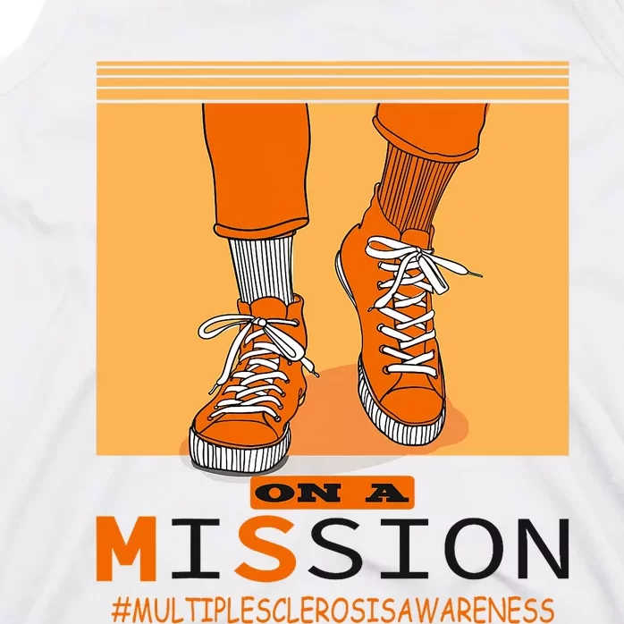 Multiple Sclerosis Ms Awareness Walk On Mission Tank Top