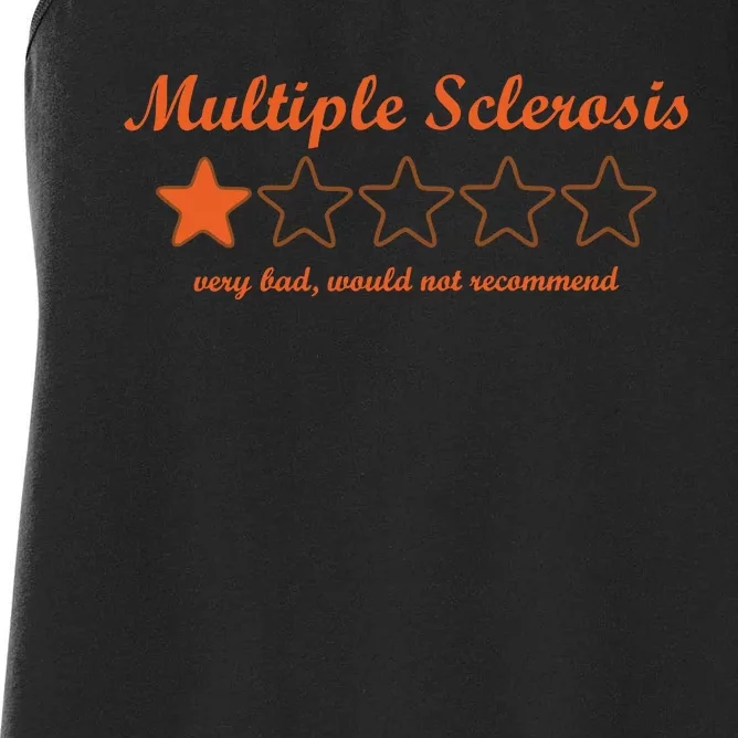 Multiple Sclerosis Multiple Sclerosis Awareness Women's Racerback Tank