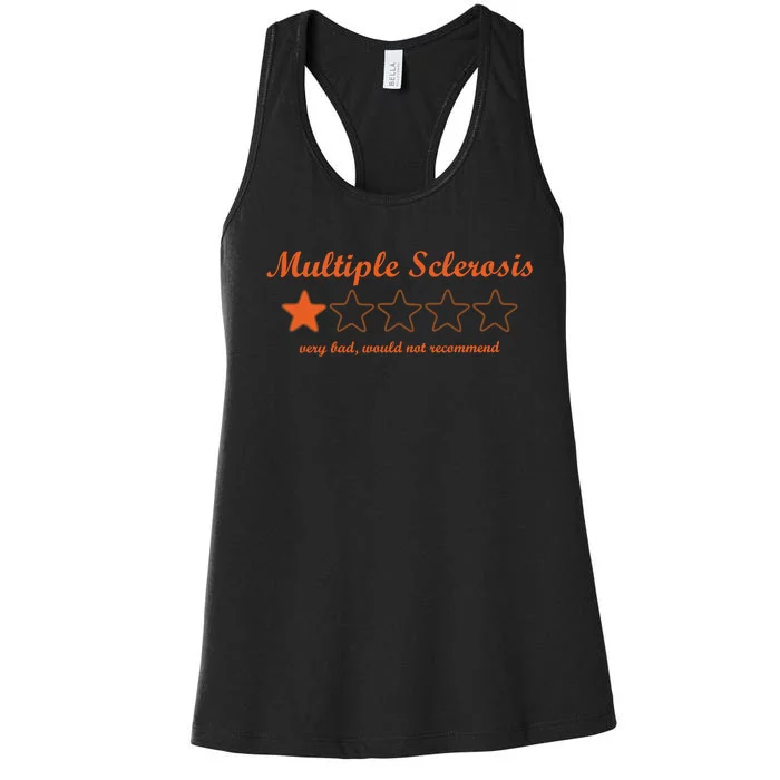 Multiple Sclerosis Multiple Sclerosis Awareness Women's Racerback Tank