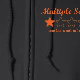 Multiple Sclerosis Multiple Sclerosis Awareness Full Zip Hoodie