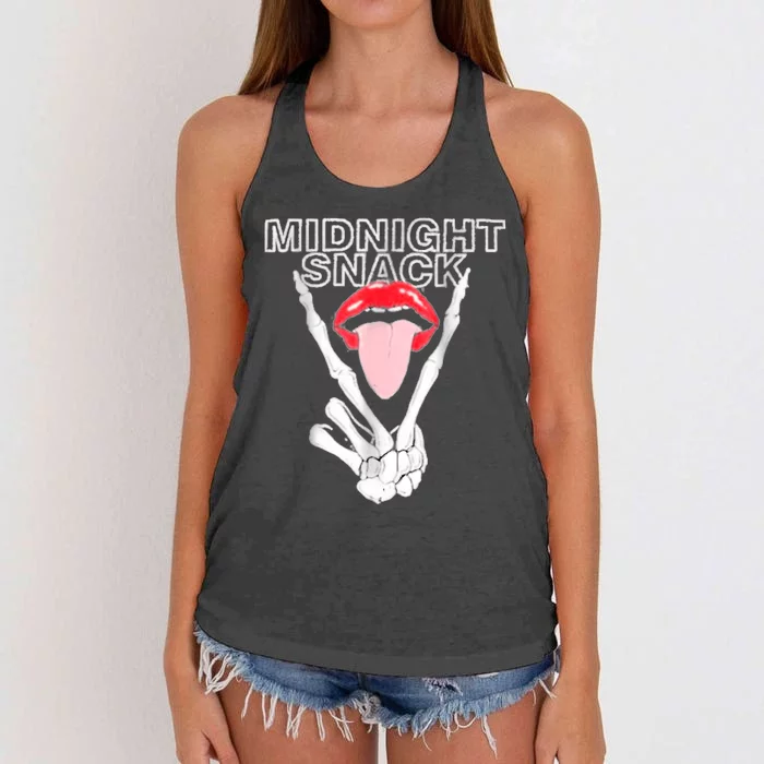 Midnight Snack Women's Knotted Racerback Tank