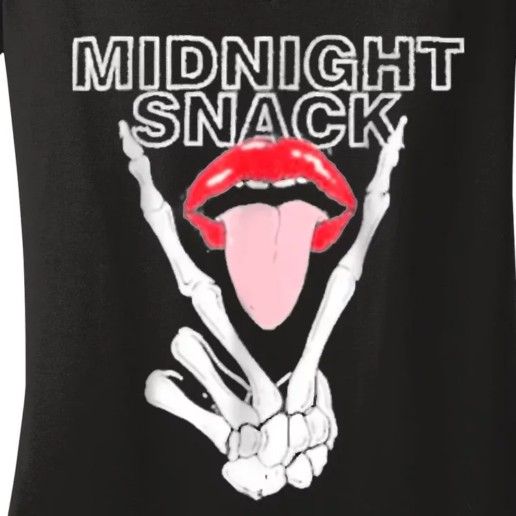 Midnight Snack Women's V-Neck T-Shirt