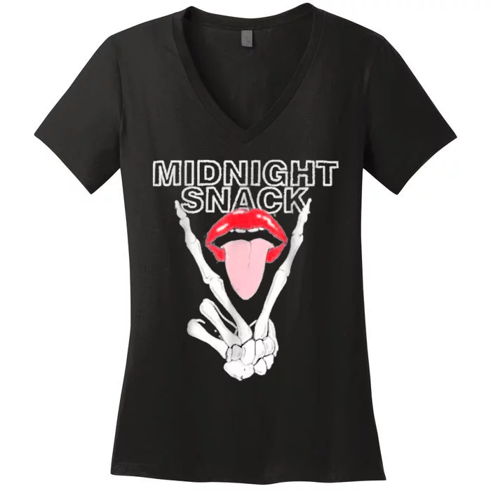 Midnight Snack Women's V-Neck T-Shirt