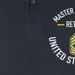 Master Sergeant Msg Retired Army Military Retirement Softstyle Adult Sport Polo