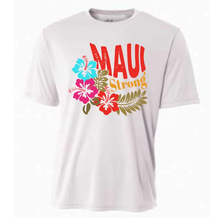 Maui Strong Maui Hawaii Shoreline Wildfire Relief Cooling Performance Crew T-Shirt