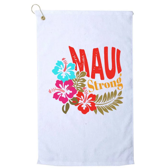 Maui Strong Maui Hawaii Shoreline Wildfire Relief Platinum Collection Golf Towel