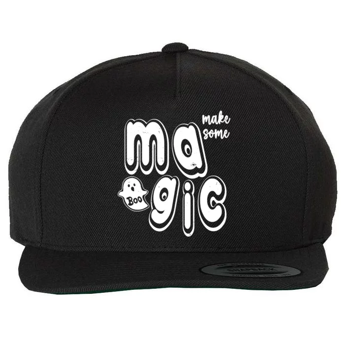 Make Some Magic Halloween Wool Snapback Cap