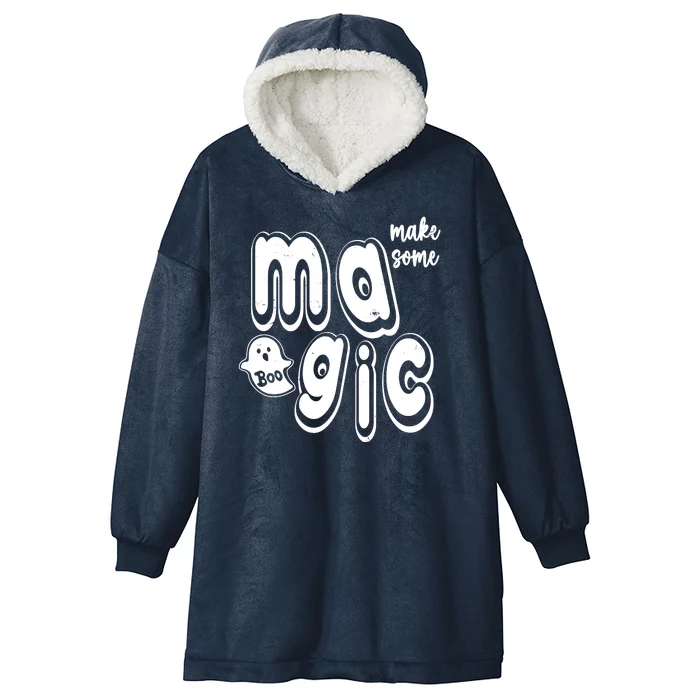 Make Some Magic Halloween Hooded Wearable Blanket