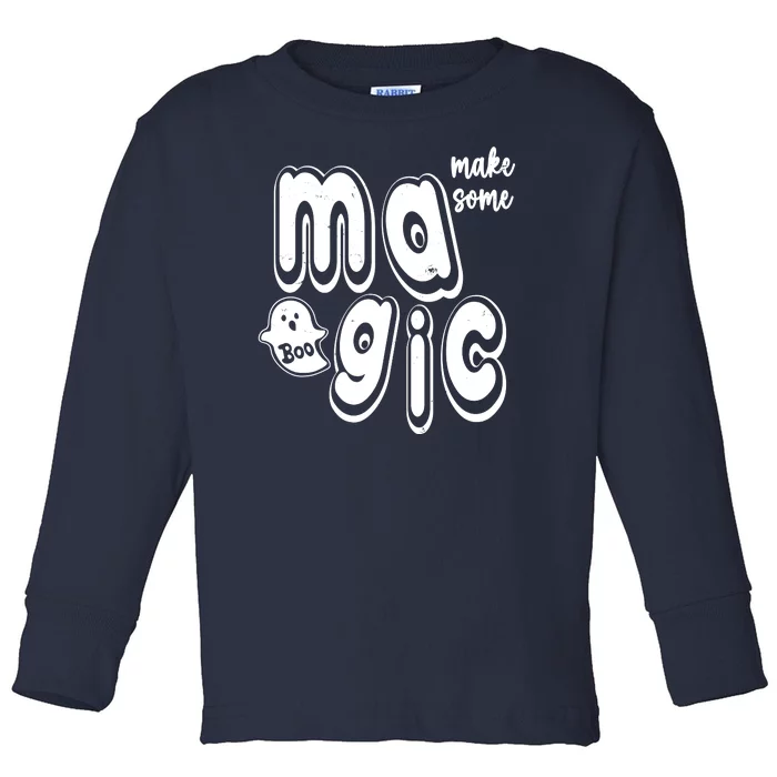 Make Some Magic Halloween Toddler Long Sleeve Shirt