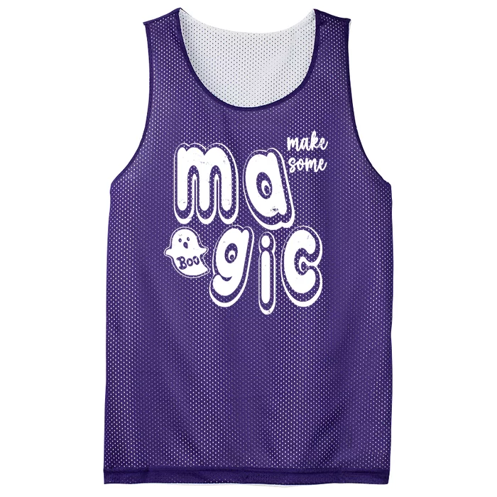 Make Some Magic Halloween Mesh Reversible Basketball Jersey Tank