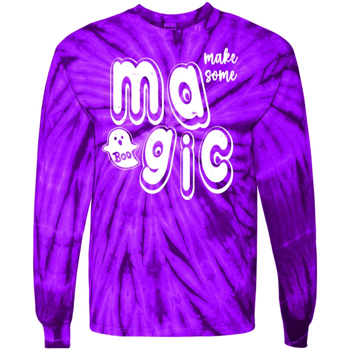 Make Some Magic Halloween Tie-Dye Long Sleeve Shirt