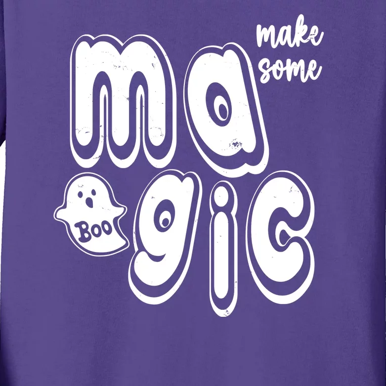 Make Some Magic Halloween Kids Long Sleeve Shirt