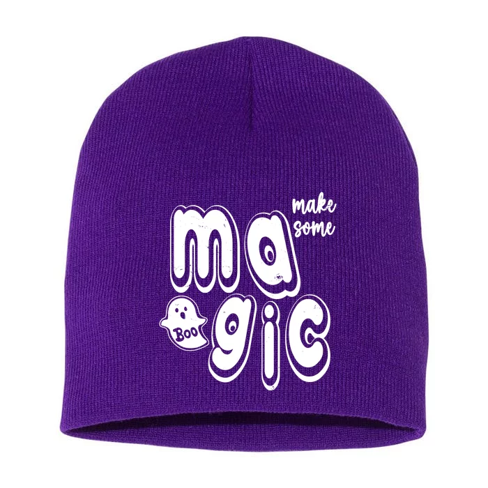 Make Some Magic Halloween Short Acrylic Beanie