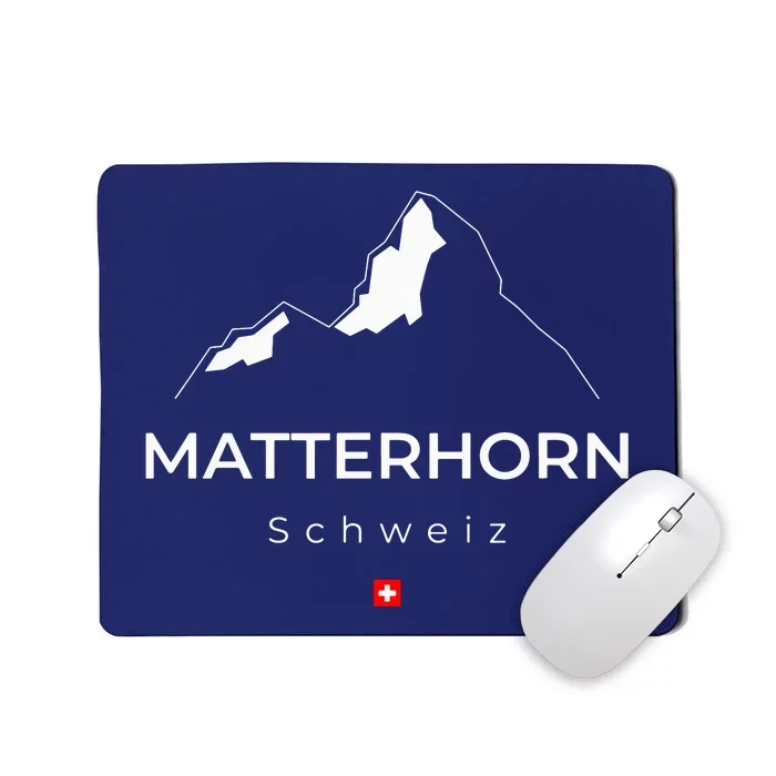 Matterhorn Switzerland Mountains Rock Climbing Hiking Mousepad