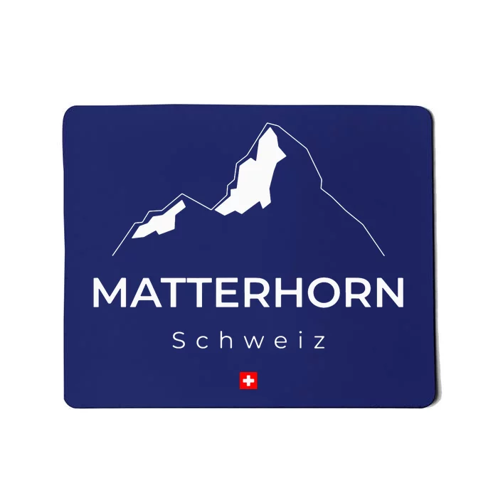 Matterhorn Switzerland Mountains Rock Climbing Hiking Mousepad