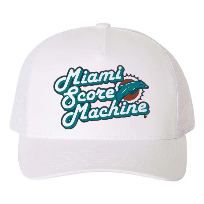 Miami Score Machine Yupoong Adult 5-Panel Trucker Hat