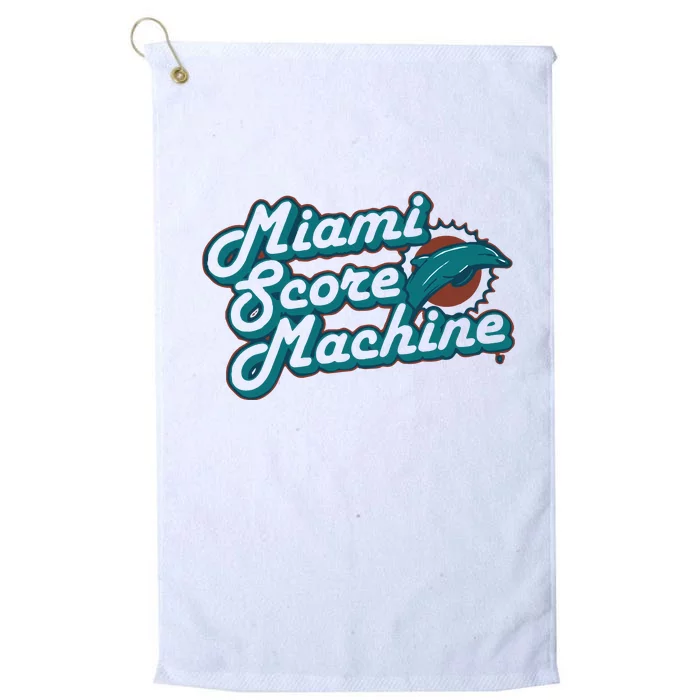 Miami Score Machine Platinum Collection Golf Towel