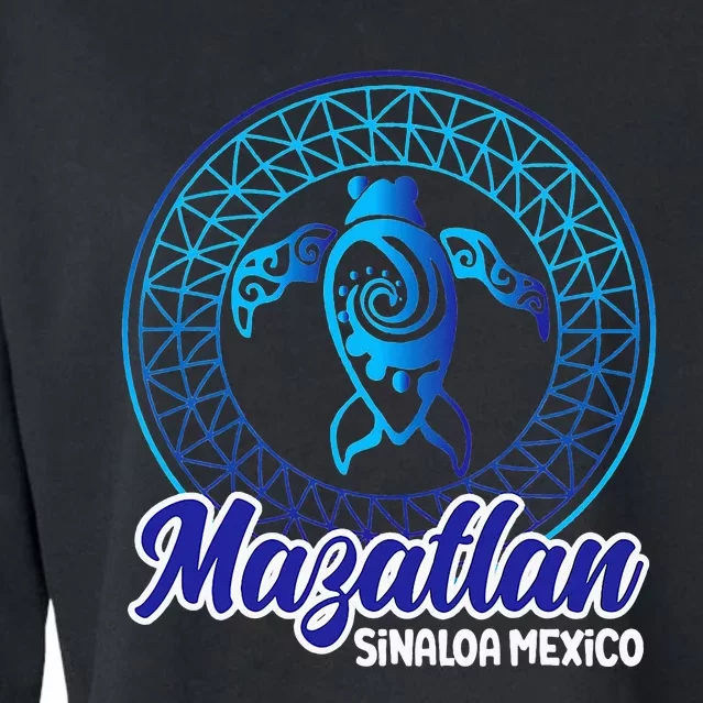 Mazatlan Sinaloa Mexico Souvenirs Baja California Turtles Cropped Pullover Crew