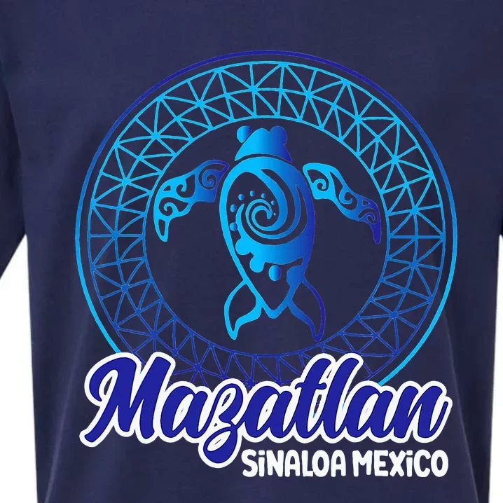 Mazatlan Sinaloa Mexico Souvenirs Baja California Turtles Sueded Cloud Jersey T-Shirt