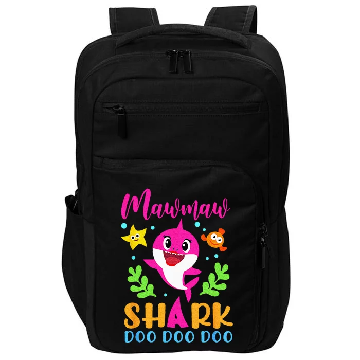 Mawmaw Shark Mawmaw Shark Lover Family Mothers Day Impact Tech Backpack