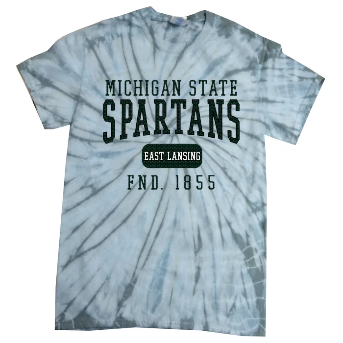 Michigan State Msu Spartans Founded Date Tie-Dye T-Shirt