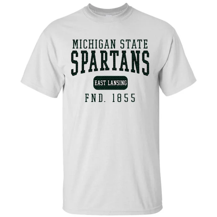 Michigan State Msu Spartans Founded Date Tall T-Shirt