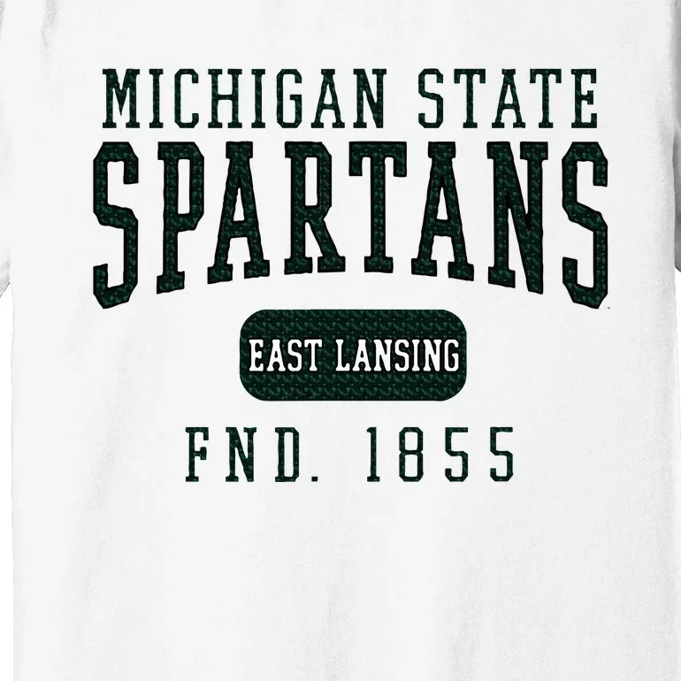 Michigan State Msu Spartans Founded Date Premium T-Shirt