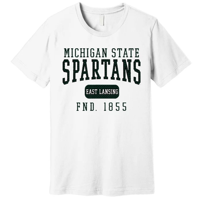 Michigan State Msu Spartans Founded Date Premium T-Shirt