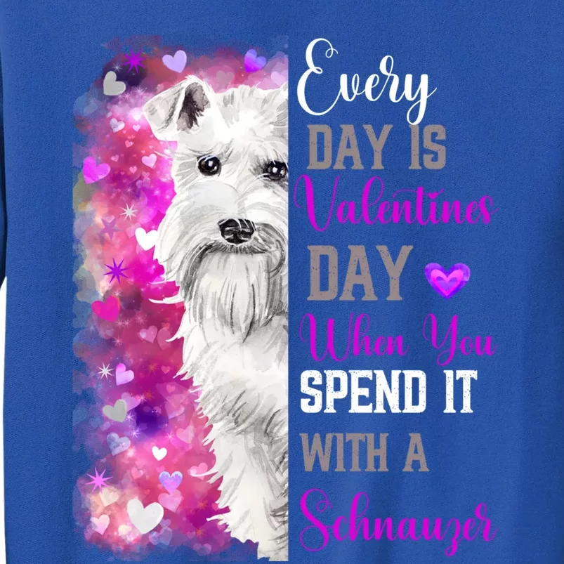 Miniature Schnauzer Mom Funny Valentines Day Dog Lovers Gift Sweatshirt