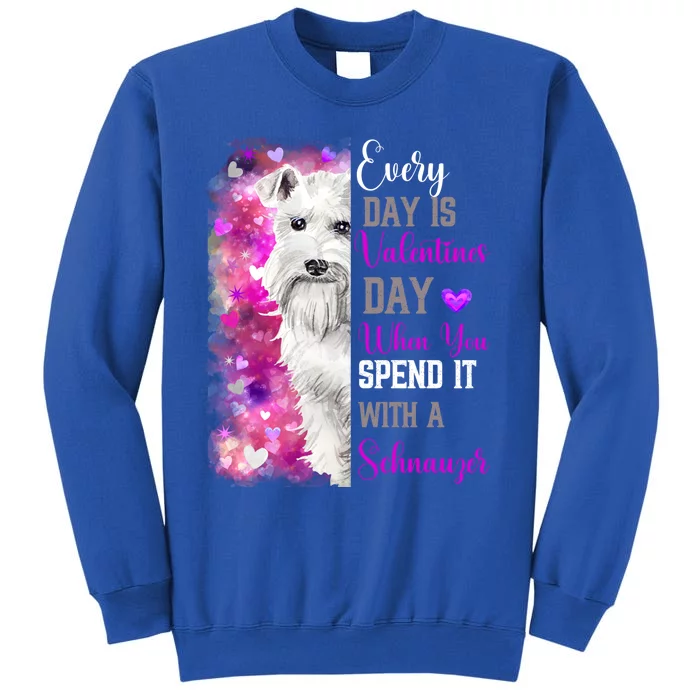 Miniature Schnauzer Mom Funny Valentines Day Dog Lovers Gift Sweatshirt