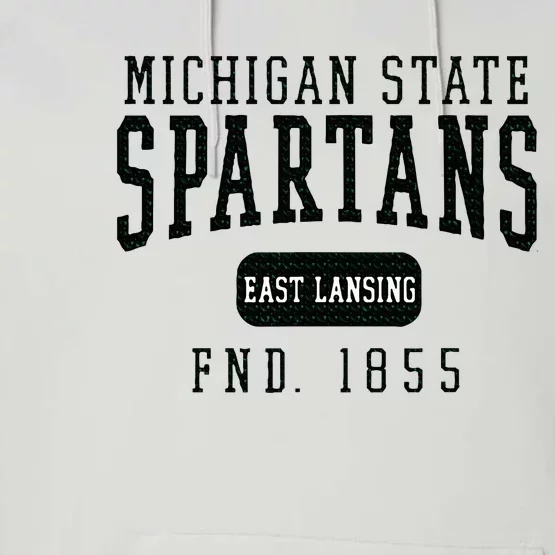 Michigan State Msu Spartans Founded Date Performance Fleece Hoodie