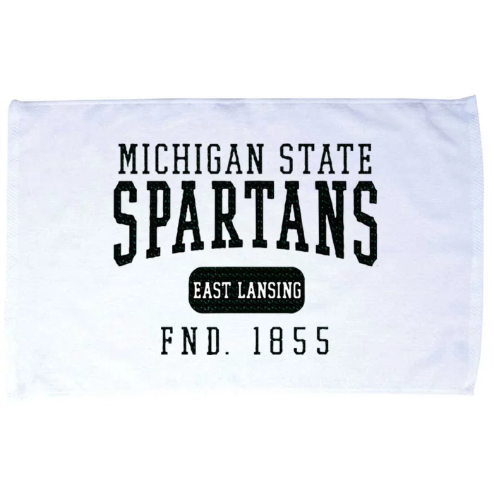 Michigan State Msu Spartans Founded Date Microfiber Hand Towel