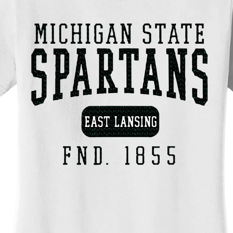 Michigan State Msu Spartans Founded Date Women's T-Shirt