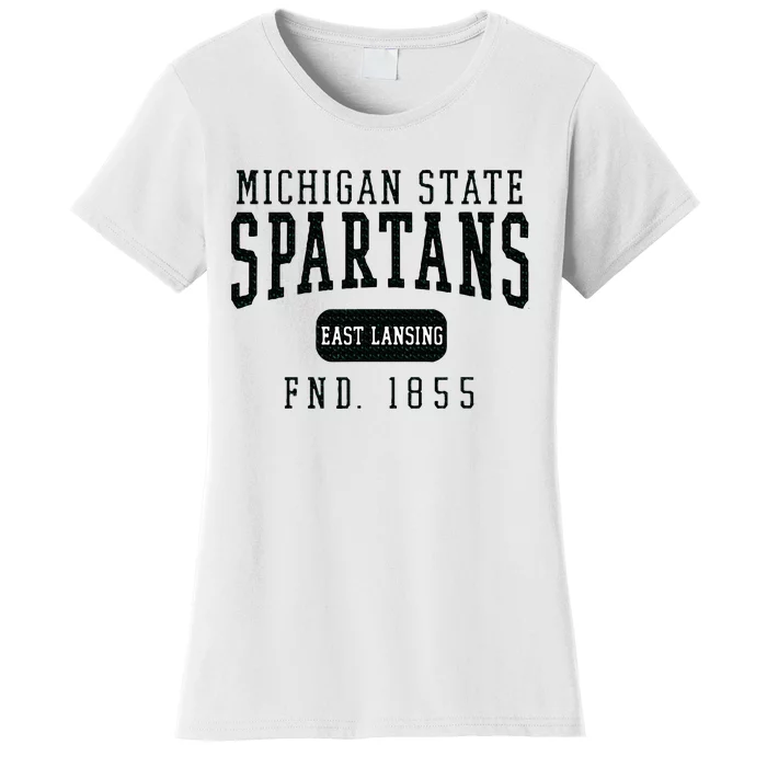 Michigan State Msu Spartans Founded Date Women's T-Shirt