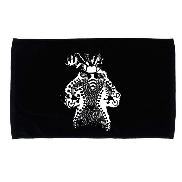 Mushroom Shaman Man 11000 Year Old Microfiber Hand Towel