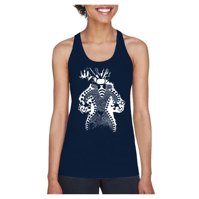 Mushroom Shaman Man 11000 Year Old Women's Racerback Tank