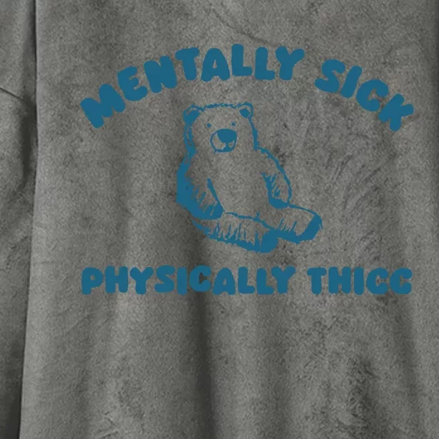 Mentally Sick Hooded Wearable Blanket