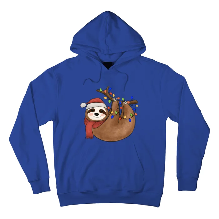 Merry Slothmas Meaningful Gift Sloth Lover Funny Christmas Costume Gift Hoodie