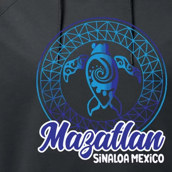 Mazatlan Sinaloa Mexico Souvenirs Baja California Turtles Performance Fleece Hoodie