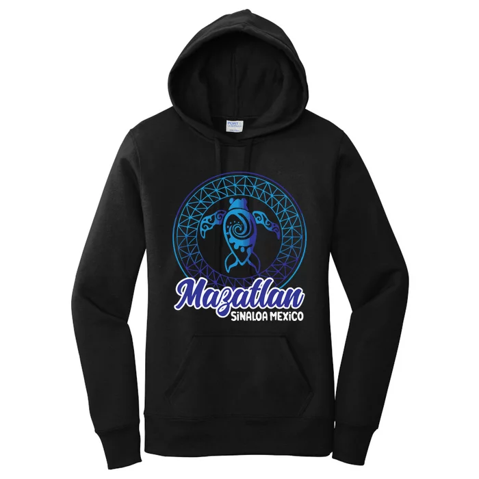 Mazatlan Sinaloa Mexico Souvenirs Baja California Turtles Women's Pullover Hoodie