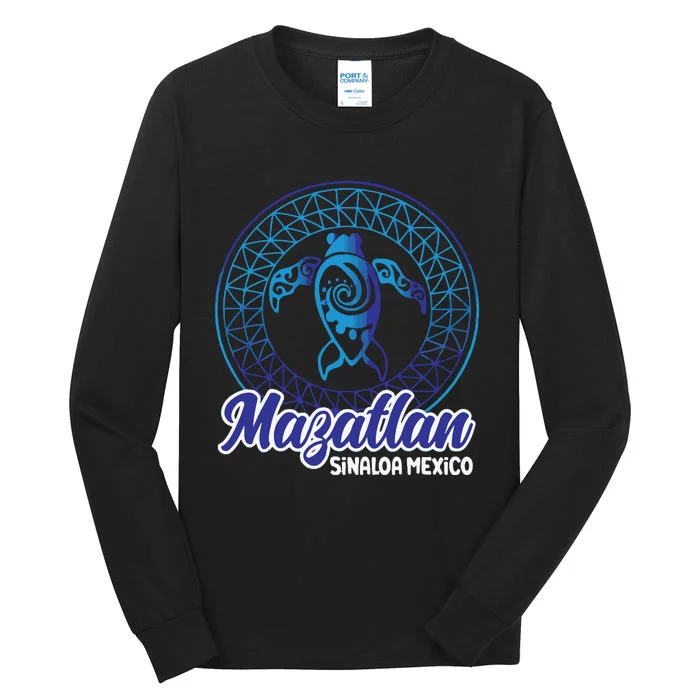 Mazatlan Sinaloa Mexico Souvenirs Baja California Turtles Tall Long Sleeve T-Shirt