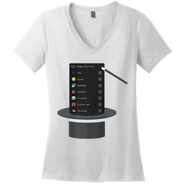 Magic Shortcuts Women's V-Neck T-Shirt