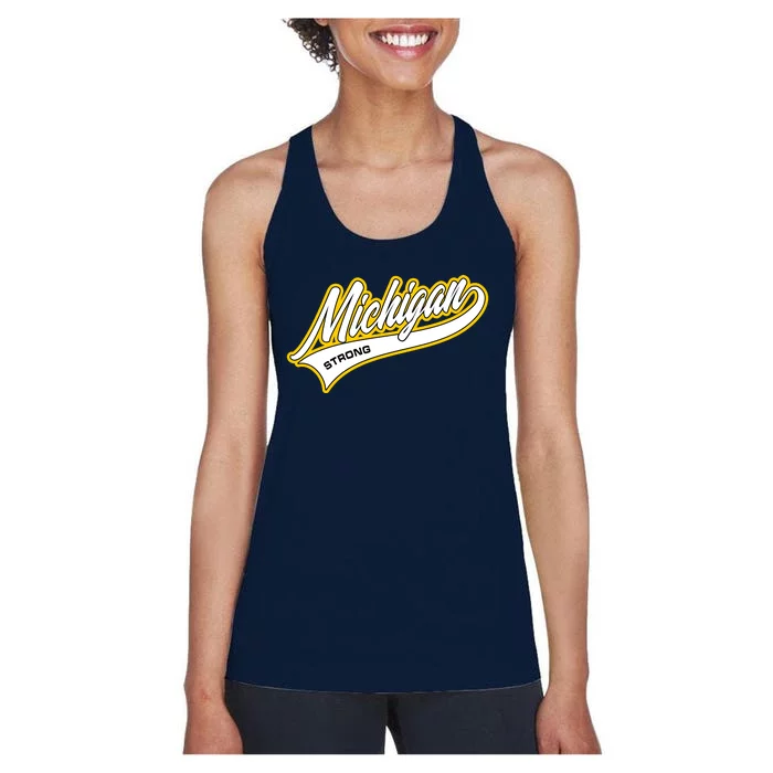 Michigan Strong Women's Racerback Tank